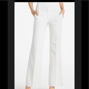 Pinstripe trousers